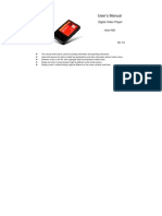 User's Manual: Digital Video Player