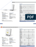 SUNLEAF Series Single-Phase String Inverter: Technical Data