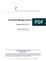 Constraint Manager User's Manual: Release PADS VX.2.7