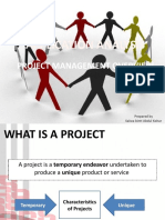 Application Analysis: Project Management Overview