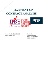 DC - Contract Assignment