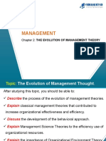 Management: Chapter 2: The Evolution of Management Theory