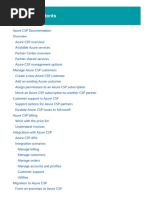 Azure CSP Documntation