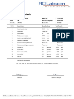 Acetic Acid Labscan