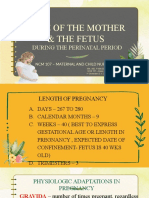 5 - Care of The Mother and The Fetus