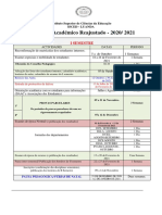 Calendário Académico Reajustado