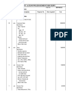 Property Acknowledgement Receipt