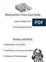 Maharashtra Times-Case Study Shruti