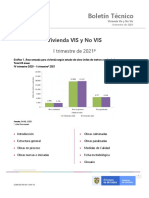 Boletin Tecnico Vivienda VIS y NO VIS