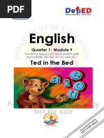 English: Ted in The Bed