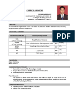 BIPIN CV - Format