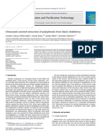 Alessandro2012 - Ultrasound Assisted Extraction of Polyphenols From Black Chokeberry