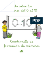 Cuadernillo Números 0 Al 10