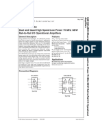 Lm6152/Lm6154 Dual and Quad High Speed/Low Power 75 MHZ GBW Rail-To-Rail I/O Operational Amplifiers