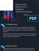 Patología Hepática y Manejo Odontológico