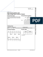 DM7416 Hex Inverting Buffers With High Voltage Open-Collector Outputs