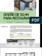 Diseño de Ss - HH para Restaurante 2