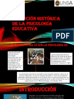 1.-Evolución Histórica de La Psicología Educativa