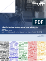 História Dos Meios de Comunicação - Aula 8