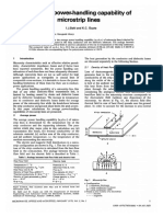 Average Power-Handling Capability of Microstrip Lines: I.J.Bahland K.C.Gupta