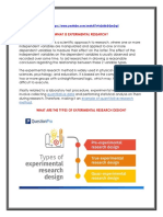 What Is Experimental Research?: Instruction