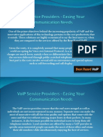 VoIP Service Providers - Easing Your Communication Needs