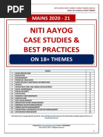 Niti Aayog: Case Studies & Best Practices