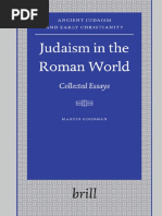 (Arbeiten Zur Geschichte Des Antiken Judentums Und Des Urchristentums 66) Goodman Martin - Judaism in The Roman World - Collected Essays (Ancient Judaism and Early Christianity) - BRILL (2007)