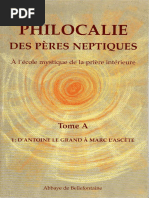 Jacques Touraille (Trans.) - Philocalie Des Pères Neptiques - Tome A.1 (2004, Abbaye de Bellefontaine)