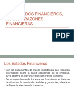 Los Estados Financieros, Notas y Razones Financieras