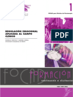 Regulación Emocional Aplicada Al Campo Clínico: Gonzalo Hervás Y Gabriel Moral Universidad Complutense de Madrid