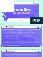 Latihan Soal Elektrokimia XII MIPA