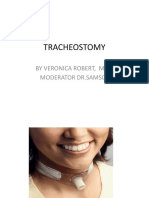 Tracheostomy: by Veronica Robert, MD 4 Moderator DR - Samson