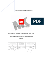 P-PR-14 Procedimiento Soldadura