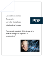 Licenciatura en Idiomas 1er Semestre Lic. Ixchel García Gasca Introducción Al Lenguaje