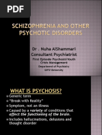 DR - Nuha Alshammari Consultant Psychiatrist: First Episode Psychosis/Youth Crisis Management