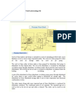 Process For Refining of Used Lubricating Oil