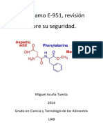 Aspartamo y Su Seguridad