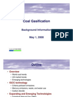 Coal Gasification: Background Information