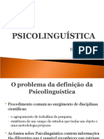 PSICOLINGUÍSTICA