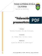 Valoracion Preanestésica