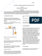 Determinacion de La Friccion en El Riel de Aire