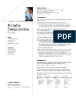 Blue and Black Academic Resume