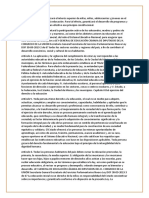 Leyes y Politicas Mexicanas y Su Relacion Con La Educacion Permanente