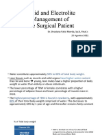 Manajemen Cairan Dan Elektrolit Pada Pmebedahan