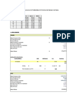 Calculo para El Adelanto de Materiales