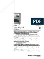 FC726 Fire Control Panel: Building Technologies