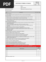 Auditoria de Permiso de Trabajo - Contratistas