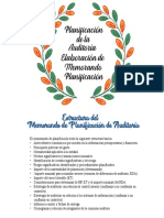 Estructura de Memo de Planificacion de Auditoria Gubernamental 1