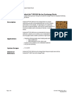 Amberlite™ Irc200 Na Ion Exchange Resin: Product Data Sheet